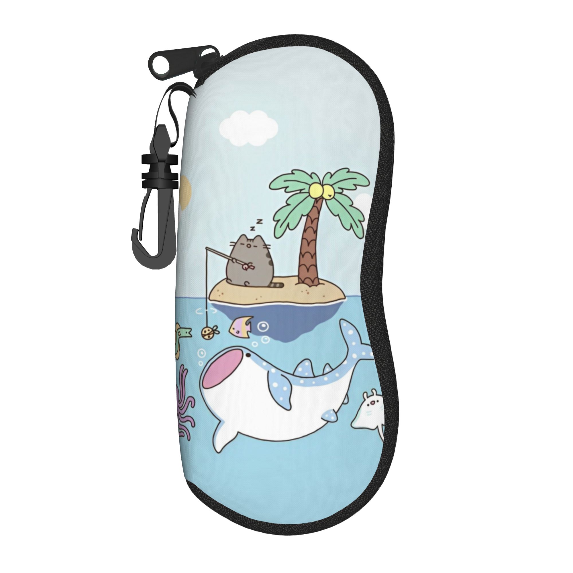 Fishing Bag Waterproof - Funny P-Pusheencats Fishing Glasses Case Men