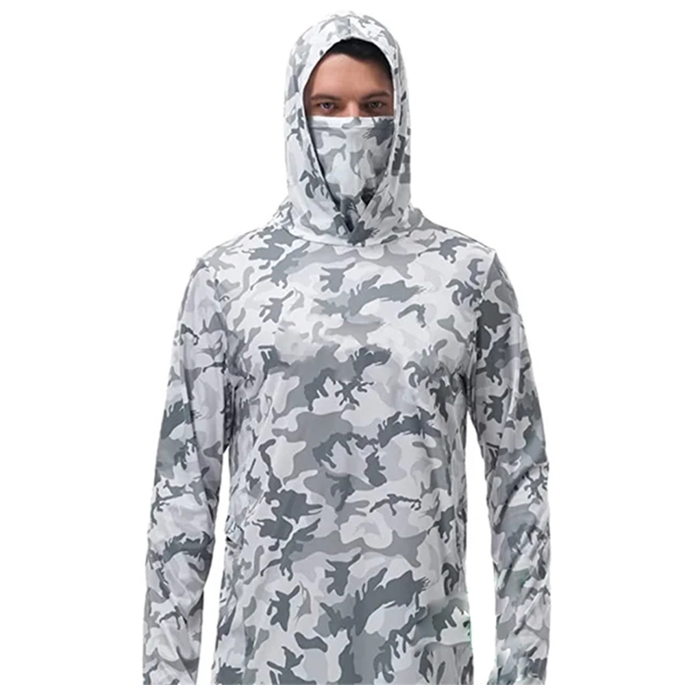 Fishing Hoodie - Summer Fishing Hoodies Men Jersey camouflage