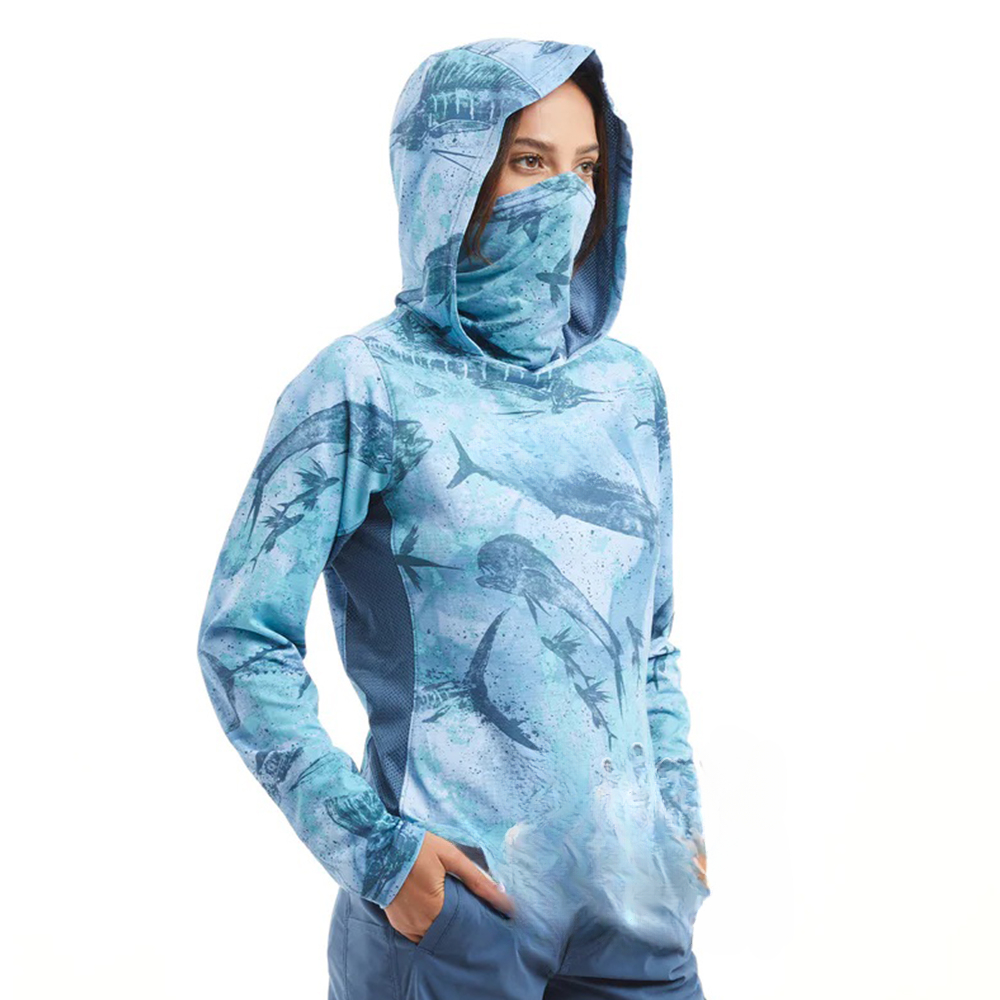 Fishing Hoodie - Fishing T-shirts Women's Long Sleeve Uv