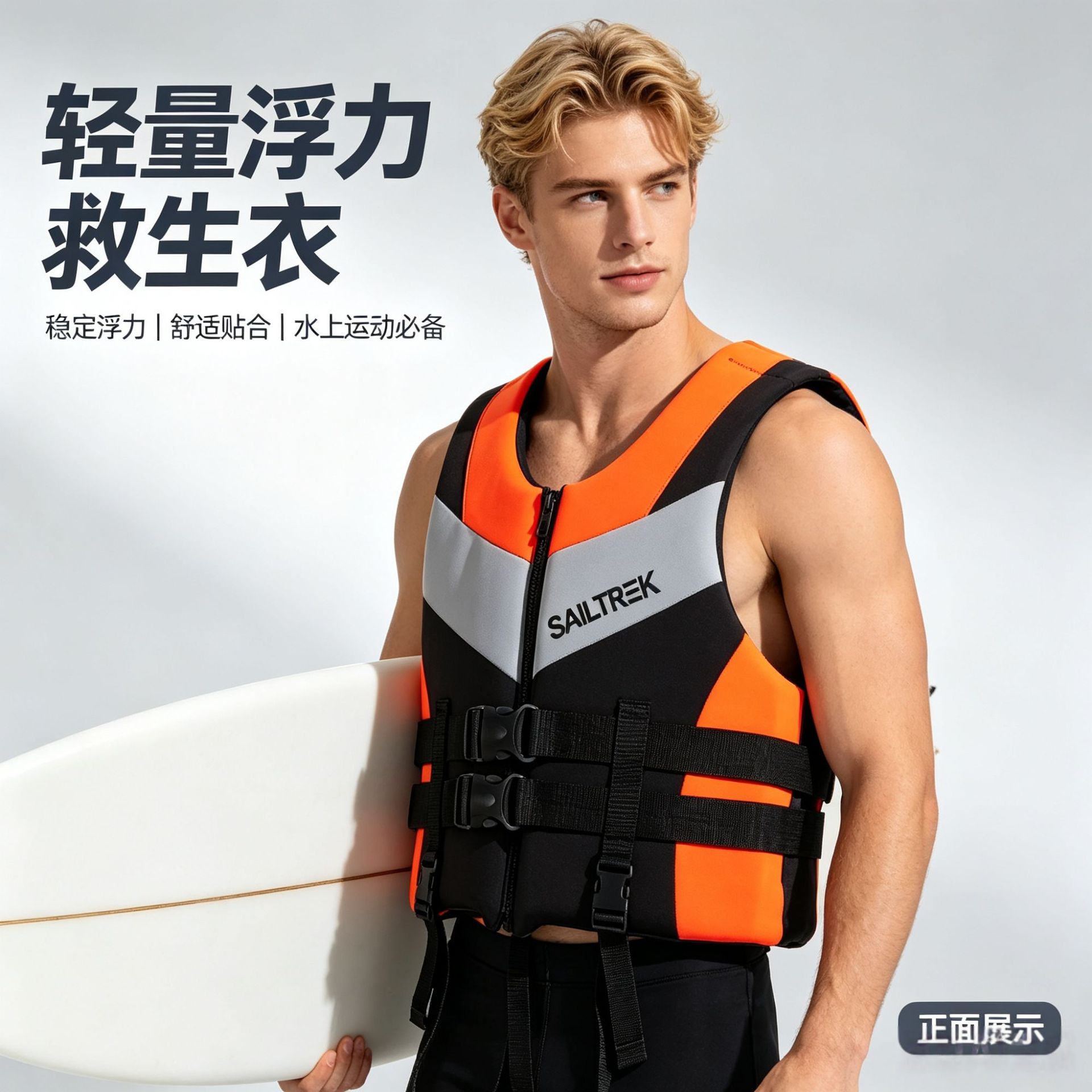 Fishing Vest - Super buoyancy jacket life jacket swimming