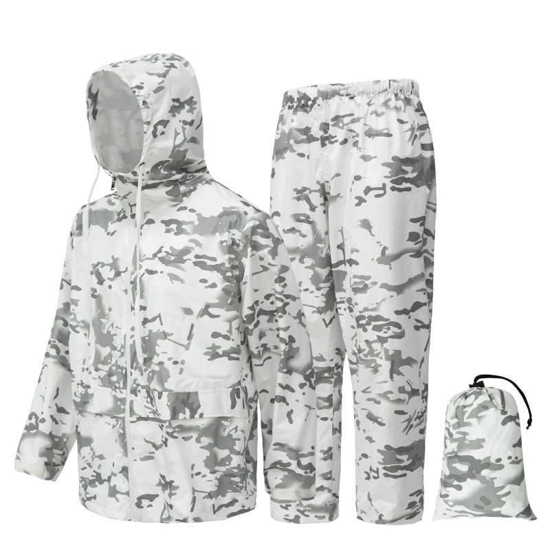 Fishing Rain Suit - Outdoor Hunting Rainstorm-proof Raincoat Suit Camping
