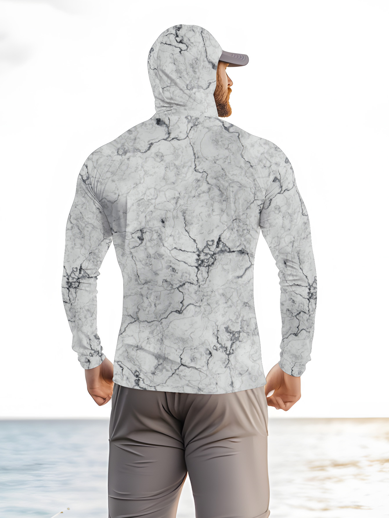 Men Hood Fishing Shirt long sl - Fishing Shirt Uv Protection recension och pris