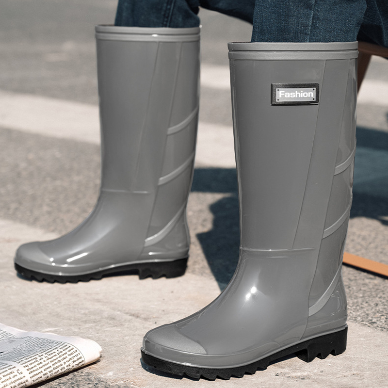 Men Fashion Long Tube Rain Boo - Fishing Boots recension och pris