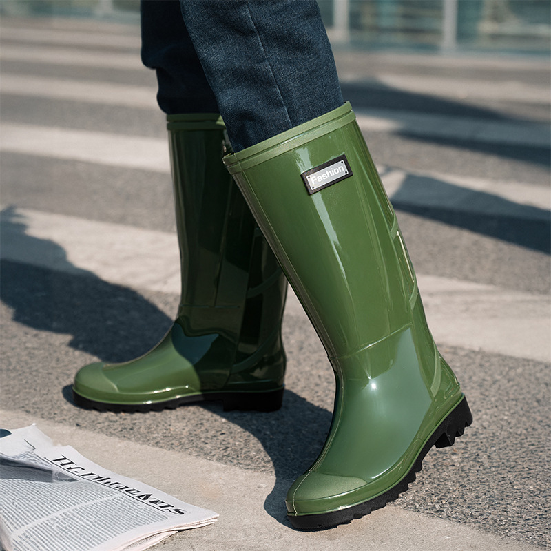 Men Fashion Long Tube Rain Boo - Fishing Boots recension och pris