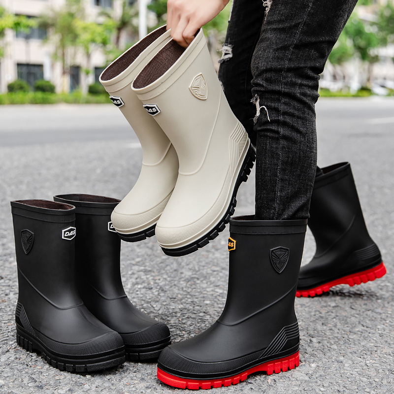 Men's Rain Boots Fashion Mid-C - Fishing Boots recension och pris